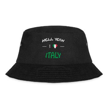 i love italy - Bucket Hat - Schwarz - Vorne - Lela (165cm)