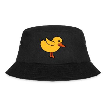 Dessin animé canard mignon poussin - Bob - noir - Devant - Lela (165cm)