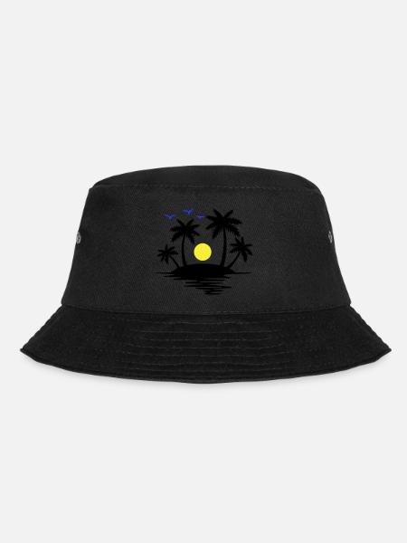 Insel Paradise - Bucket Hat - Schwarz