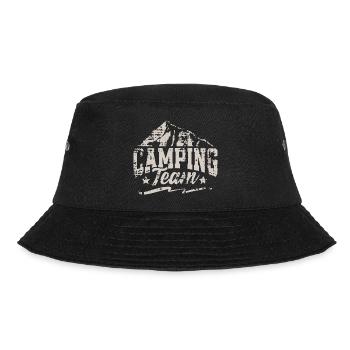 Camping Team Camper Campen - Bucket Hat - black - Front - Lela (165cm)