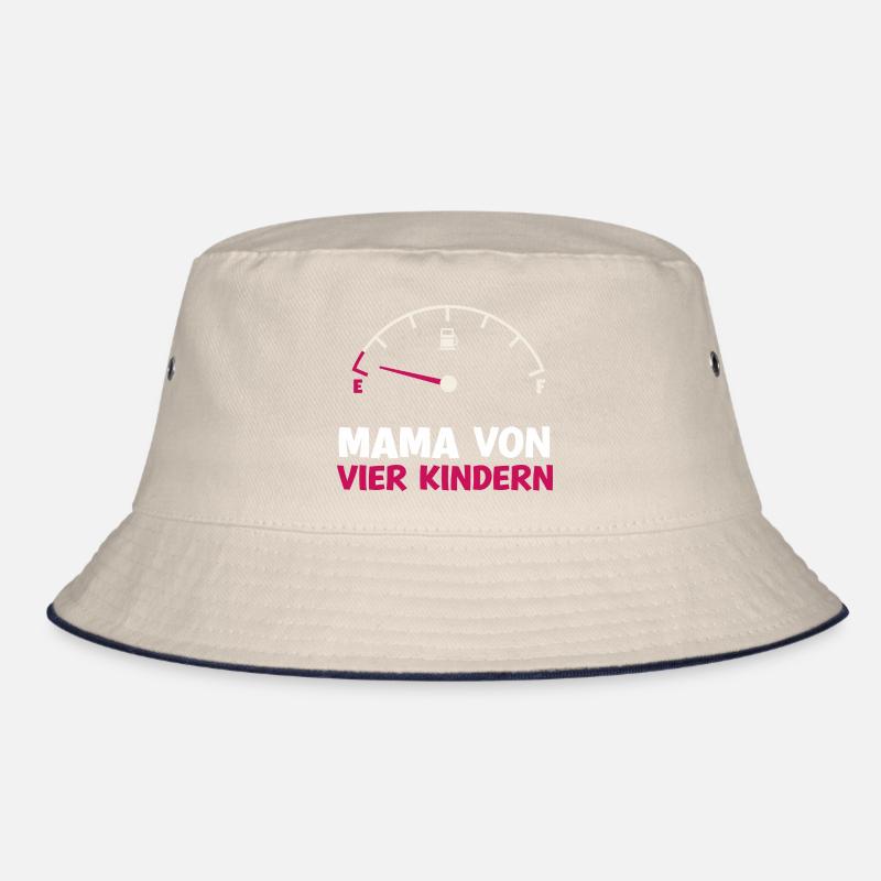 Tank leer Mama von 4 Kindern Mutter Muttertag Kind Bucket Hat