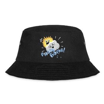 Funny Comic Photo Bomb - Fotobombe - Bucket Hat - Schwarz - Vorne - Lela (165cm)