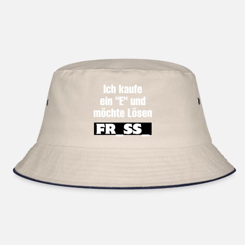 Ich kaufe ein E Großbuchstaben-Design Bucket Hat