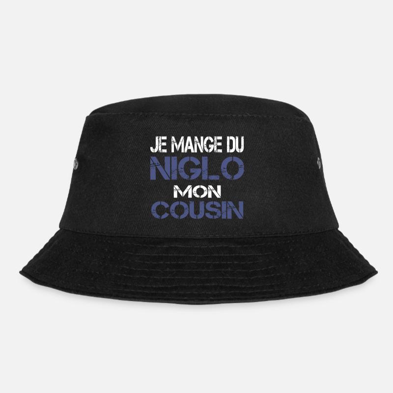 Je mange du Niglo - Bob - noir