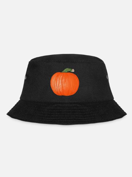 Großer Kürbis für alle Halloween Fans - Bucket Hat - Schwarz