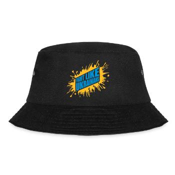 fight like ukrainians quote - Bucket Hat - black - Front - Lela (165cm)