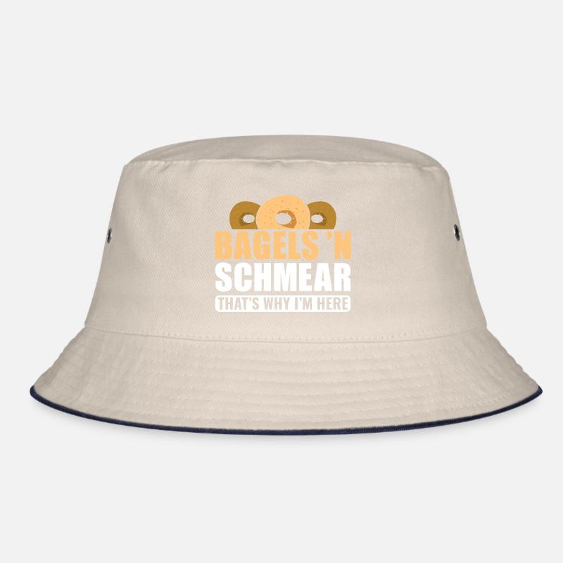 Bagel Spruch Geschenk Bucket Hat