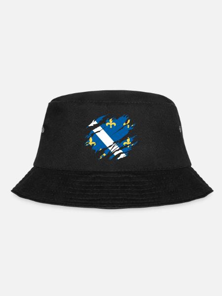 Bosnien Bosna Flagge - Bucket Hat - Schwarz