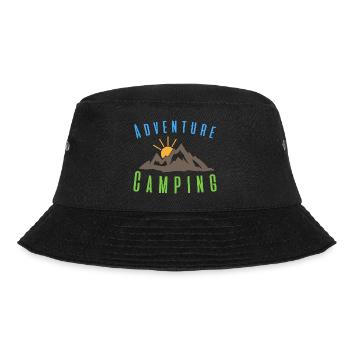 Adventure Camping - Camping Life - Bucket Hat - black - Front - Lela (165cm)