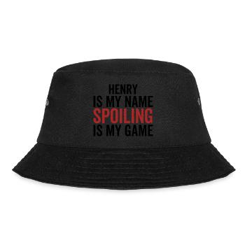 Henry ist mein Name Verderben ist mein Spiel - Bucket Hat - Schwarz - Vorne - Lela (165cm)