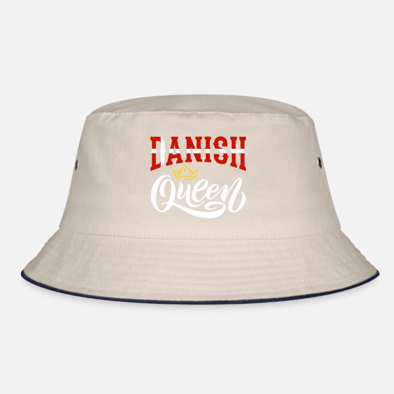 Danish Queen Denmark Danish Denmark Flag Bucket Hat