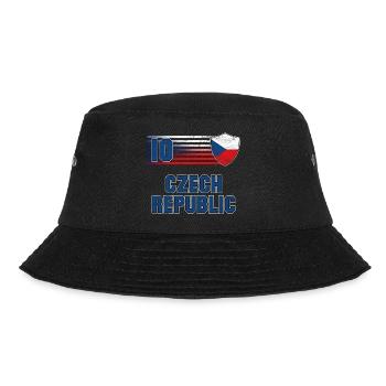 Tschechische Republik Fußball Mannschaft - Bucket Hat - Schwarz - Vorne - Lela (165cm)