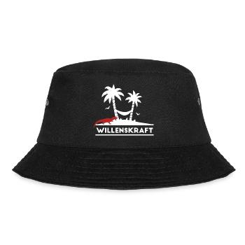 Willenskraft - Survival | 7 Wild 2022 - Bucket Hat - Schwarz - Vorne - Lela (165cm)