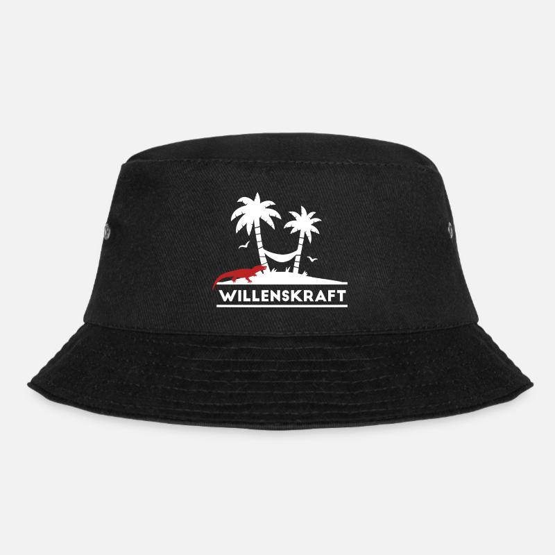 Willenskraft - Survival | 7 Wild 2022 - Bucket Hat - Schwarz