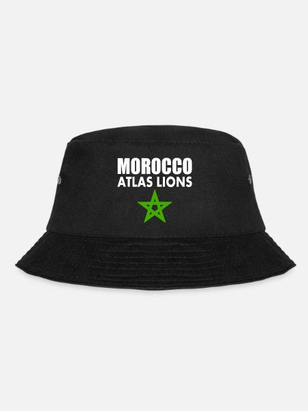 Marokko - Bucket Hat - Schwarz