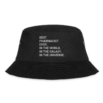 Best Pharmacist Ever In The World Galaxy Universe - Bucket Hat - black - Front - Lela (165cm)
