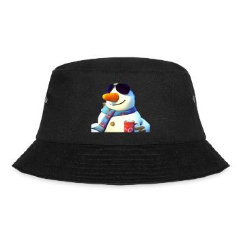 Bonhomme de neige avec café et lunettes de soleil - Bob - noir - Devant - Lela (165cm)
