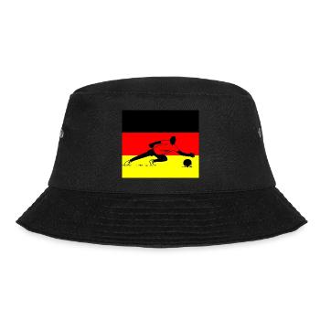 Soccer Fussball - Bucket Hat - Schwarz - Vorne - Lela (165cm)