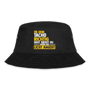 Mechaniker Raser Mechatroniker Autofans Tuner Auto - Bucket Hat - Schwarz - Vorne - Lela (165cm)