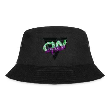 hiking calligraphic cool present idea attitude - Bucket Hat - Schwarz - Vorne - Lela (165cm)