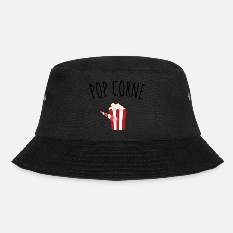 pop corne - Bob - noir
