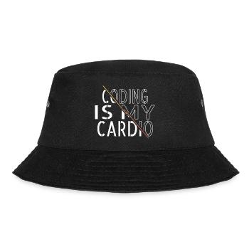 birthday present idea happy computer scientist - Bucket Hat - Schwarz - Vorne - Lela (165cm)