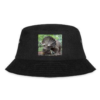 Dino - Bucket Hat - Schwarz - Vorne - Lela (165cm)