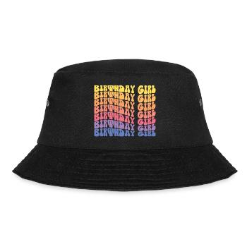 Birthday Girl - Groovy Retro Vintage Birthday - Bob - noir - Devant - Lela (165cm)