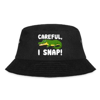 Careful I snap - Bucket Hat - black - Front - Lela (165cm)