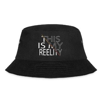 fly fishing love animal fishing quote - Bucket Hat - black - Front - Lela (165cm)