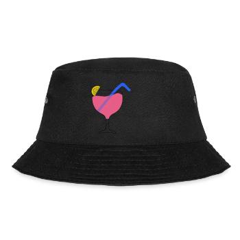 cocktail - Bucket Hat - Schwarz - Vorne - Lela (165cm)