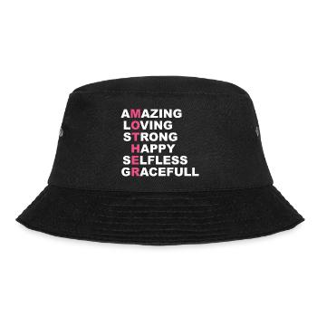 Funny Mom Gift Mom Mother's Day - Bucket Hat - black - Front - Lela (165cm)