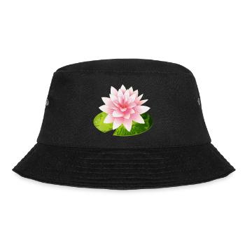 nénuphar brillant avec pétale de nénuphar vert - Bob - noir - Devant - Lela (165cm)