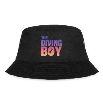 The Diving Boy, Tauchen, Taucher, Scuba Diver - Bucket Hat - Schwarz - Vorne - Lela (165cm)