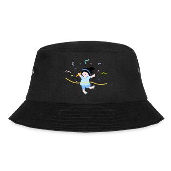 Laufrennen - Bucket Hat - Schwarz - Vorne - Lela (165cm)