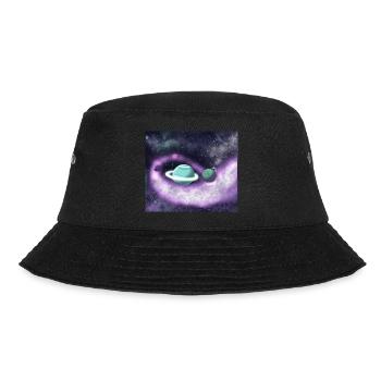 Verloren im Weltraum - Bucket Hat - Schwarz - Vorne - Lela (165cm)