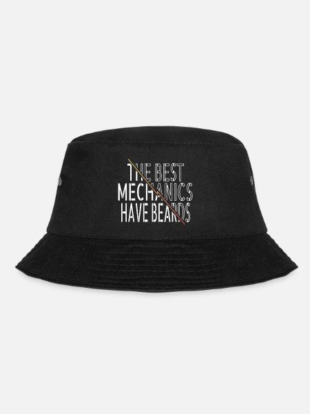 baseballgifts mechanics baseballhoodie - Bucket Hat - Schwarz