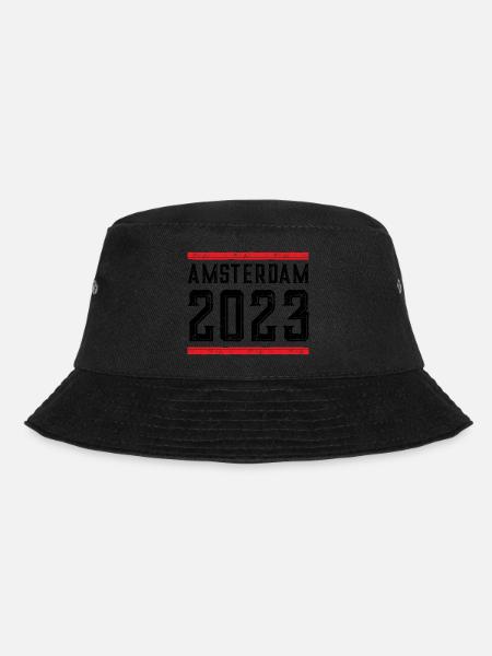 Amsterdam 2023 - Bucket Hat - Schwarz