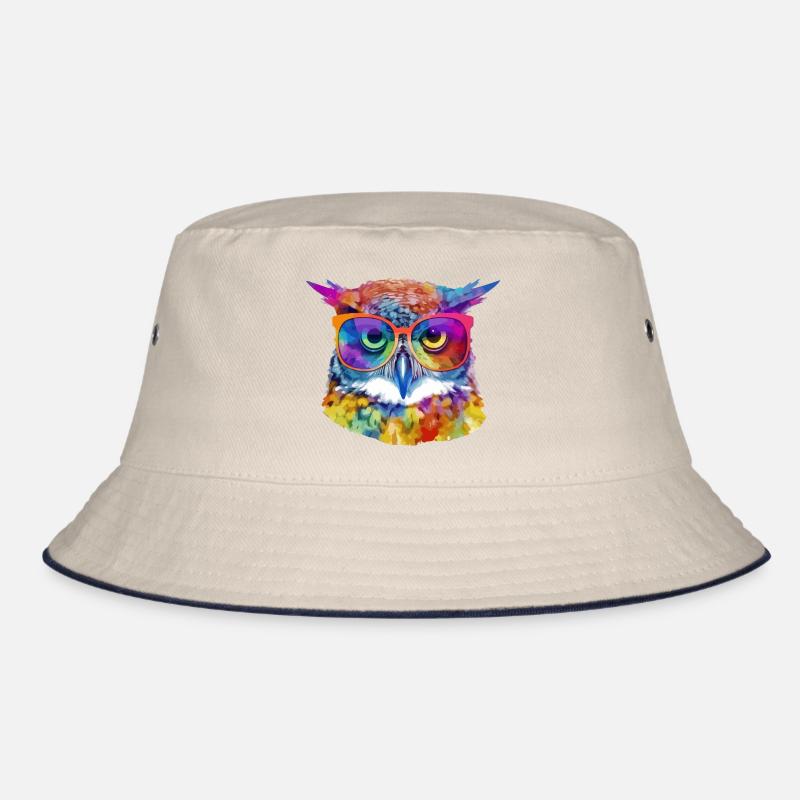Ouz die Eule Bucket Hat
