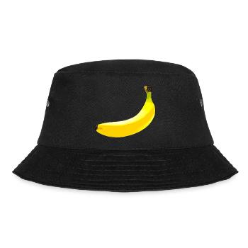 Banane - Bucket Hat - Schwarz - Vorne - Lela (165cm)