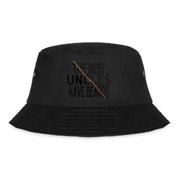 funny quote happy beard birthday present idea - Bucket Hat - Schwarz - Vorne - Lela (165cm)