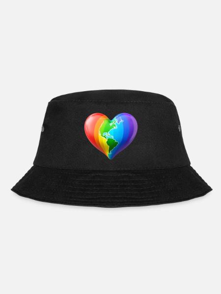 LBTQ Herz - Bucket Hat - Schwarz