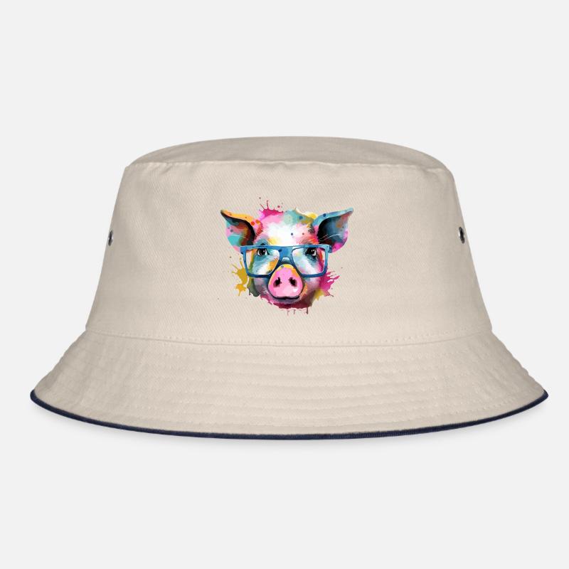 Jim das Schwein Bucket Hat
