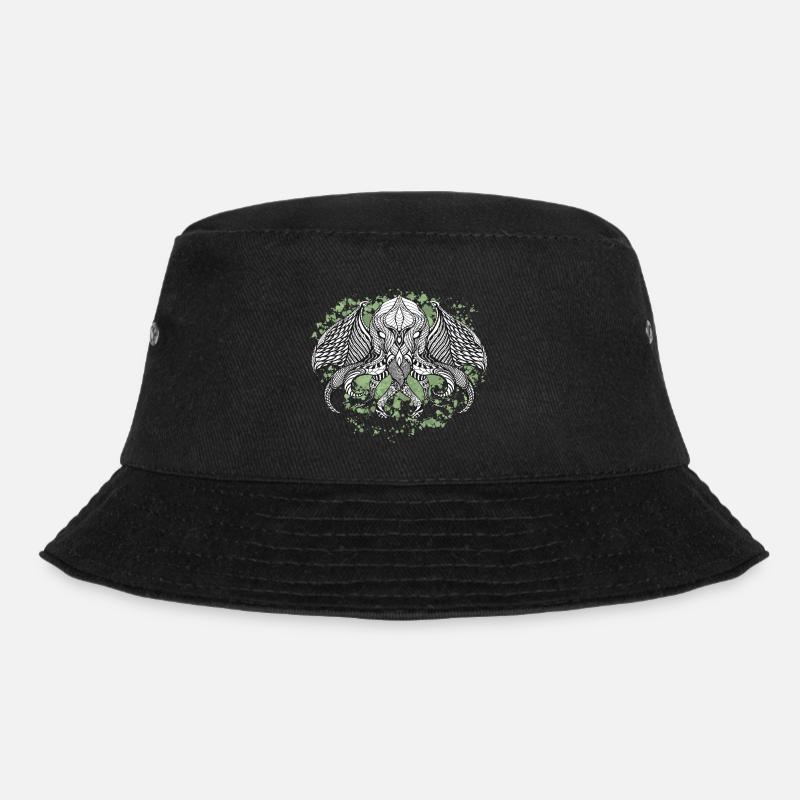 Cthulhu Ink II - Bucket Hat - black