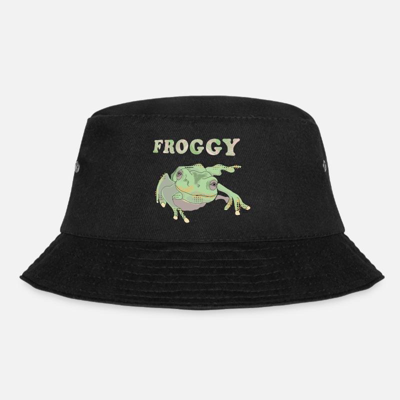 Froggie - Bucket Hat - Schwarz