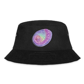 « Abalone », design de ligne boho, série « Shells » - Bob - noir - Devant - Lela (165cm)