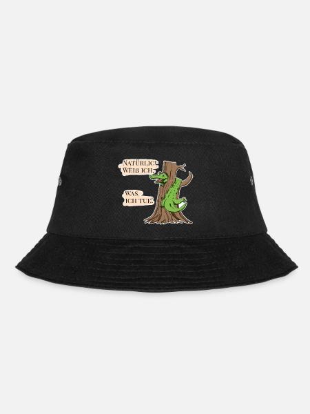 Natürlich weiß ich, was ich tue! - Bucket Hat - Schwarz
