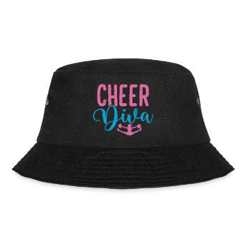 Cheer Diva Cheerleading Cheerleader - Bucket Hat - black - Front - Lela (165cm)