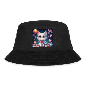 Katze Katze Katze - Bucket Hat - Schwarz - Vorne - Lela (165cm)