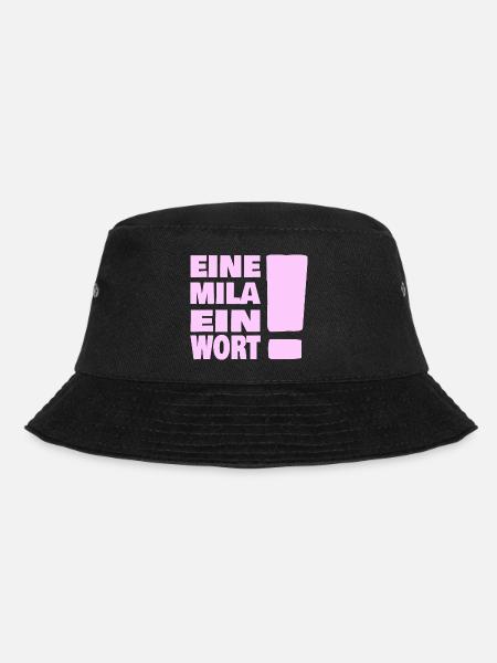 Geschenk für Mila - Bucket Hat - Schwarz